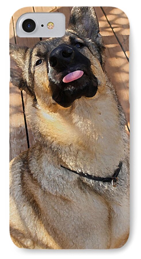 Dog iPhone 8 Case featuring the photograph Being Bad by Barbara Dean