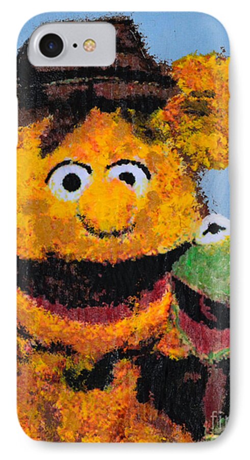 The Muppets iPhone 8 Case featuring the painting Best Friends by Alys Caviness-Gober