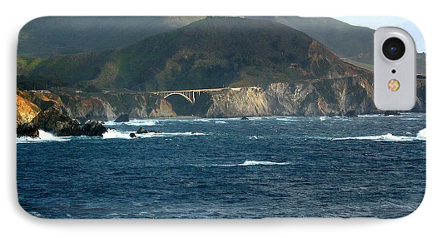 Big Sur iPhone 8 Case featuring the photograph Big Sur Bridge by Derek Dean