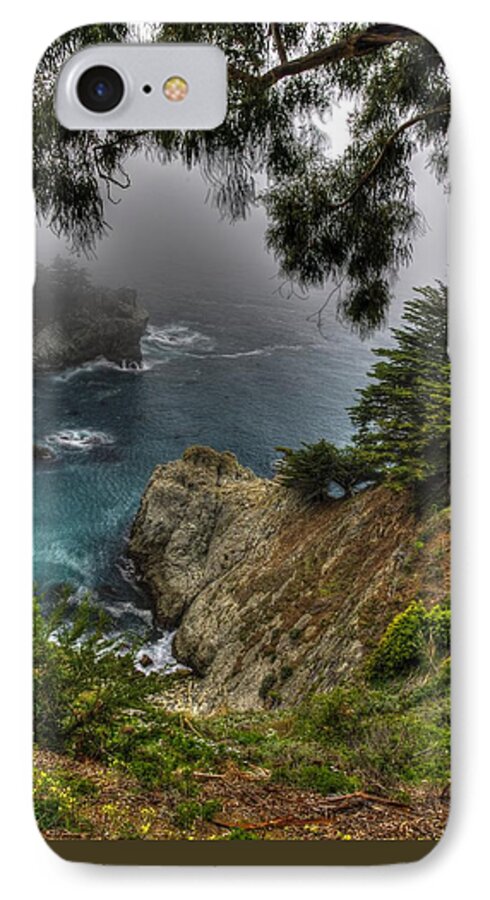 California iPhone 8 Case featuring the photograph Big Sur Julia Pfeiffer State Park-1 Central California Coast Spring Early Afternoon by Michael Mazaika