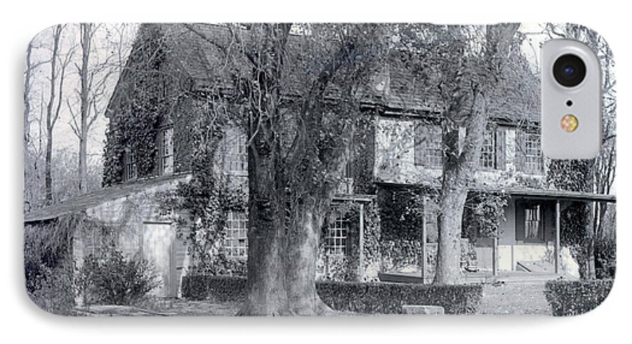 House iPhone 8 Case featuring the photograph Big trees by William Haggart