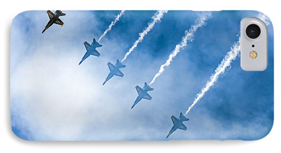 Blue Angels iPhone 8 Case featuring the photograph Blue Angels by Kate Brown