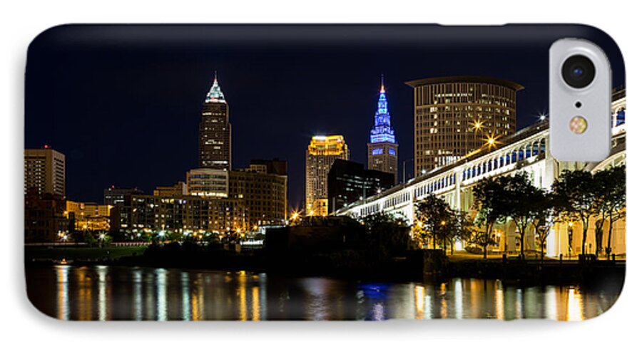 Cleveland Ohio iPhone 8 Case featuring the photograph Blues In Cleveland Ohio by Dale Kincaid