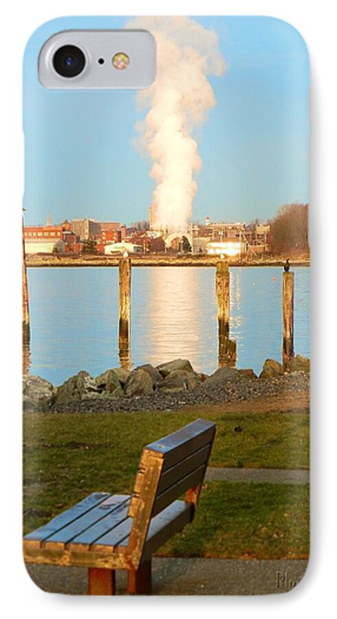 Boulevard Park iPhone 8 Case featuring the photograph Boulevard's Golden Pillar by Jamie Johnson