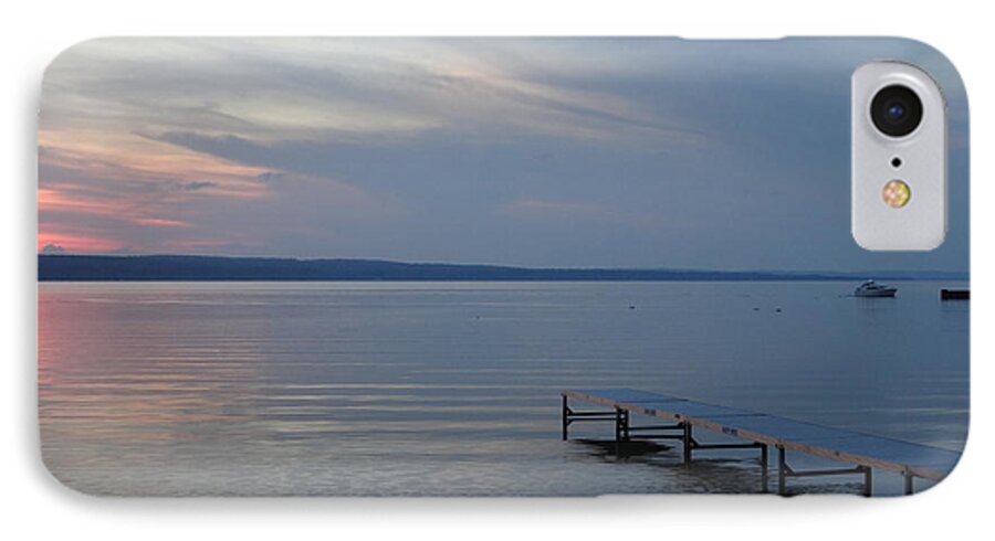 Burt Lake iPhone 8 Case featuring the photograph Burt Lake Dock by Kathleen Luther