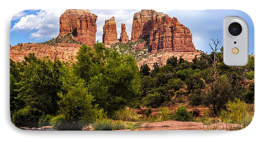 Fred Larson iPhone 8 Case featuring the photograph Cathedral Rock by Fred Larson