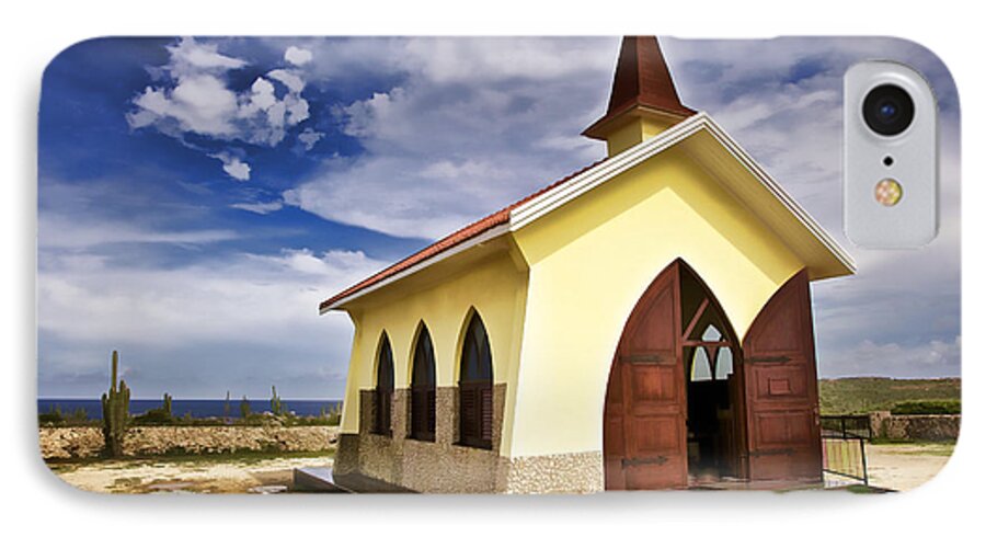 Alto Vista iPhone 8 Case featuring the photograph Chapel by the Sea by David Letts