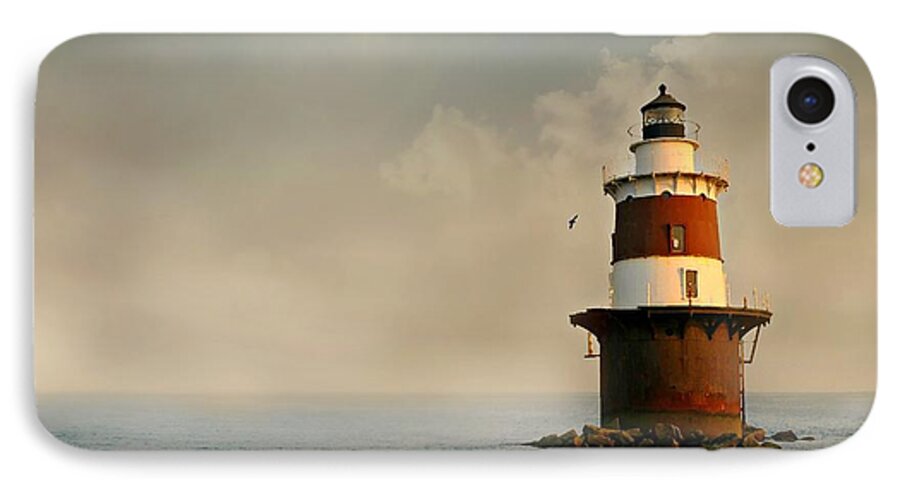 Lighthouse iPhone 8 Case featuring the photograph Chartered Course by Diana Angstadt