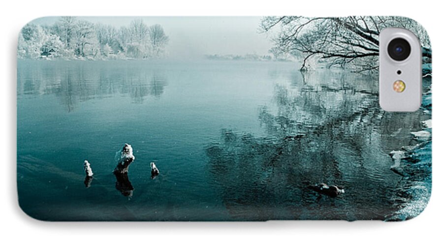 Landscapes iPhone 8 Case featuring the photograph Color of Ice by Davorin Mance