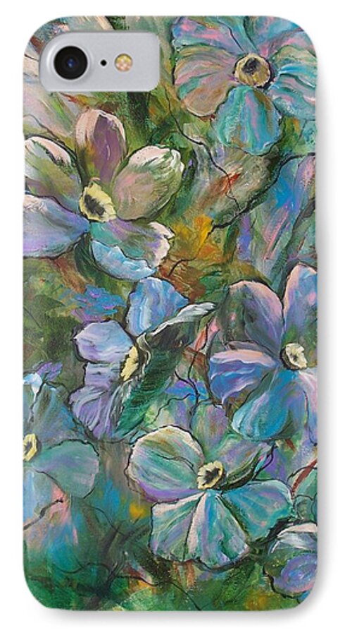 Flowers iPhone 8 Case featuring the painting Colorful Floral by Roberta Rotunda