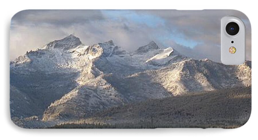 Como Peaks iPhone 8 Case featuring the photograph Como Peaks Montana by Joseph J Stevens