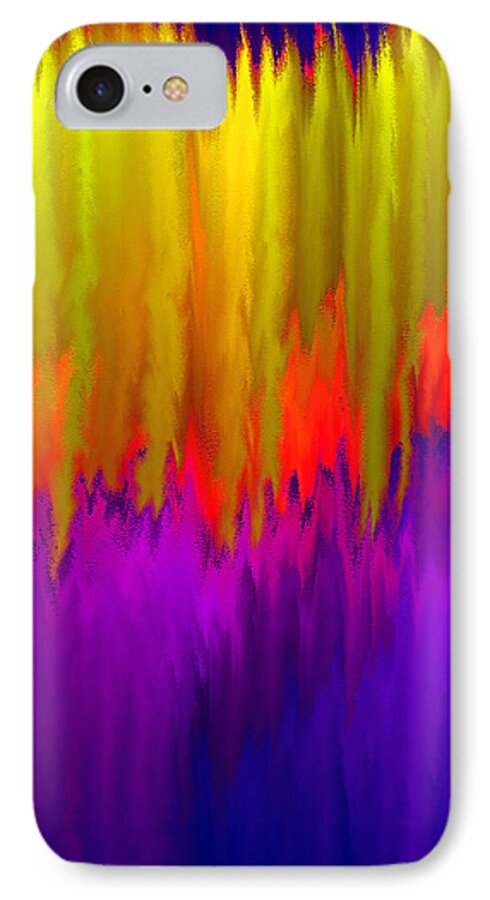 Consciousness Rising iPhone 8 Case featuring the mixed media Consciousness Rising by Carl Hunter