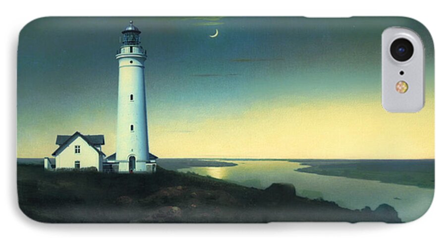 Light House iPhone 8 Case featuring the painting Daily Illuminations by Douglas MooreZart
