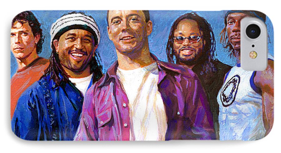 Dave Matthews Band iPhone 8 Case featuring the drawing Dave Matthews Band by Viola El