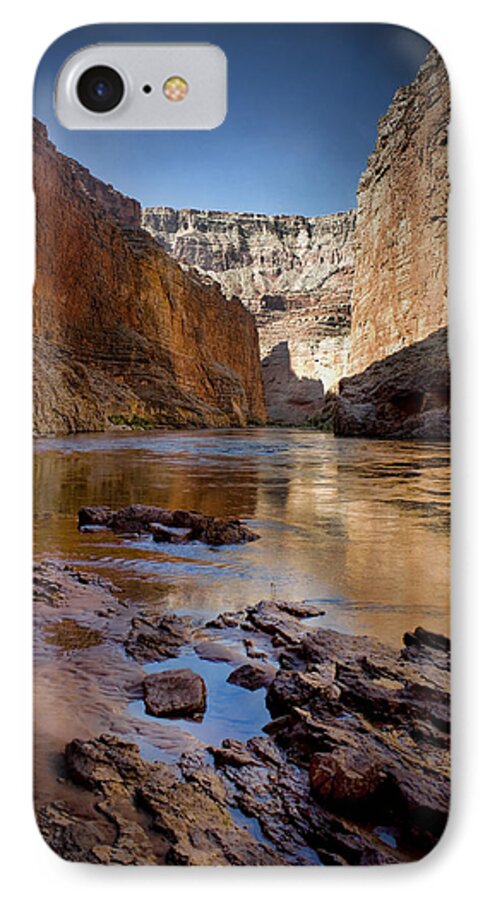 Grand Canyon iPhone 8 Case featuring the photograph Deep inside the Grand Canyon by Ellen Heaverlo