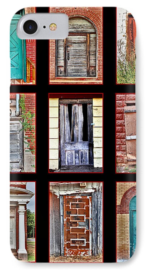 Door iPhone 8 Case featuring the photograph Doors of Distinction by Pattie Calfy