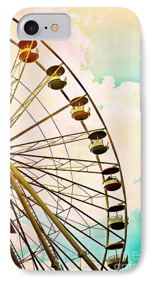 Ferris Wheel iPhone 8 Case featuring the photograph Dreaming of Summer - Ferris Wheel by Colleen Kammerer