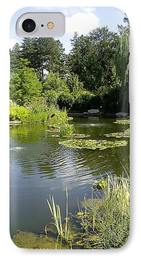 Landscape iPhone 8 Case featuring the photograph Dreamy Pond by Verana Stark