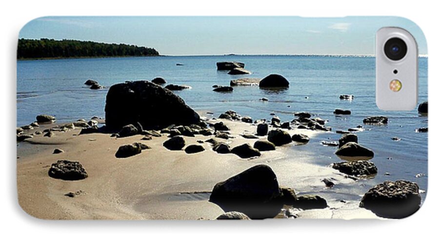 Drummond Island iPhone 8 Case featuring the photograph Drummond Shore 2 by Desiree Paquette