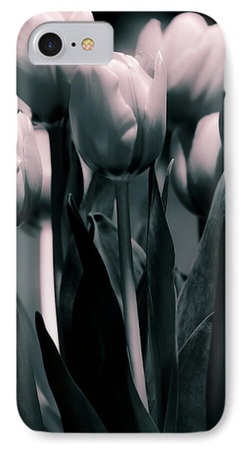 Dual Toned iPhone 8 Case featuring the photograph Duo-toned Tulip by Craig Perry-Ollila