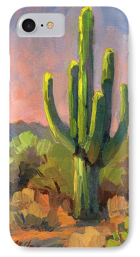 Early Light iPhone 8 Case featuring the painting Early Light by Diane McClary