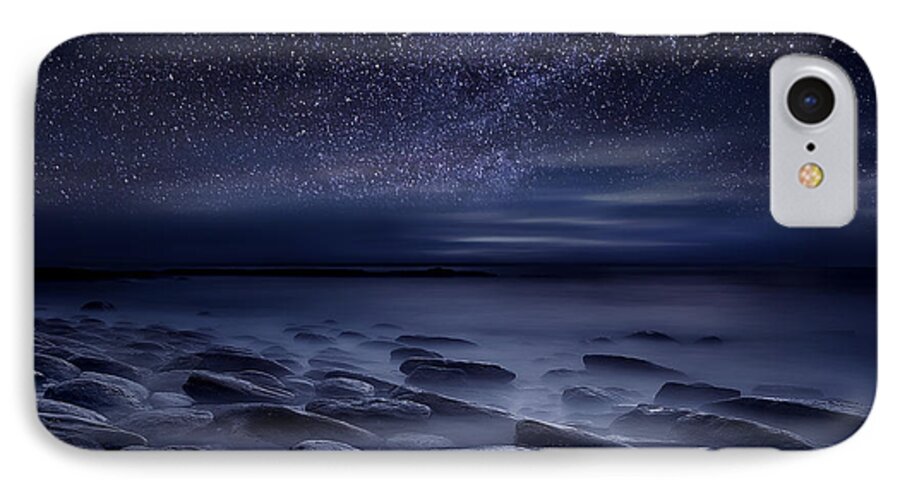 Night iPhone 8 Case featuring the photograph Echoes of the unknown by Jorge Maia