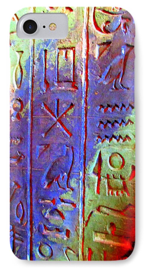 Egypt iPhone 8 Case featuring the photograph Egyptian Symbols by Randall Weidner