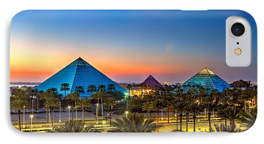 Tim Stanley iPhone 8 Case featuring the photograph Evening Pyramids by Tim Stanley