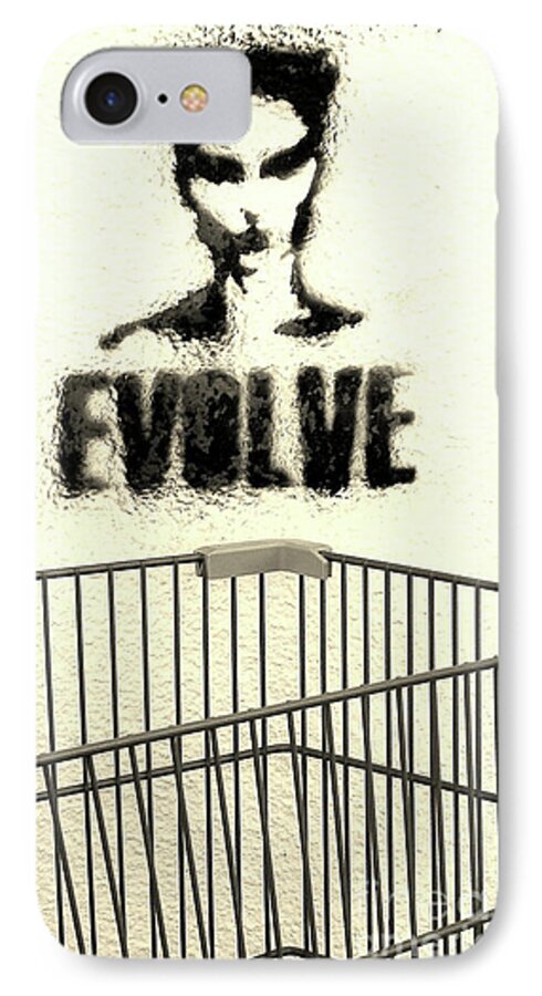 Graffiti iPhone 8 Case featuring the photograph Evolution Gone Wrong by Joe Pratt