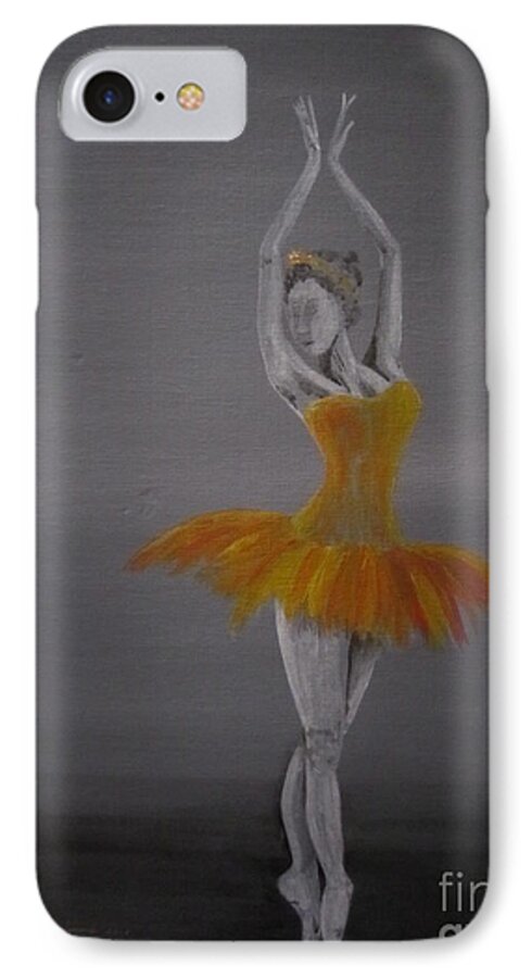 Dance iPhone 8 Case featuring the painting Fall Dancer 2 by Laurianna Taylor