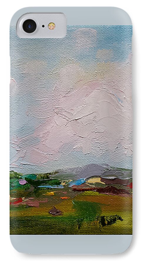 Farm iPhone 8 Case featuring the painting Farmland III by Judith Rhue