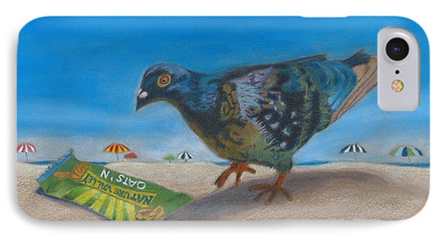 Bird iPhone 8 Case featuring the painting Finders Keepers by Arlene Crafton