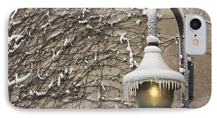 Niagara iPhone 8 Case featuring the photograph Frozen Illumination by Hany J