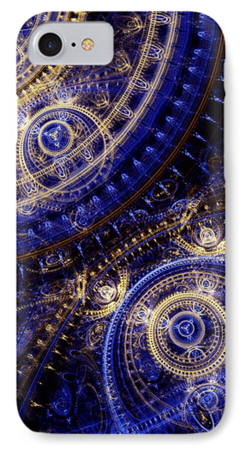 Doctor Who iPhone 8 Case featuring the digital art Gears Of Time by Martin Capek