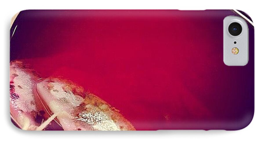 Red iPhone 8 Case featuring the photograph Glass with red fruit tea by Matthias Hauser