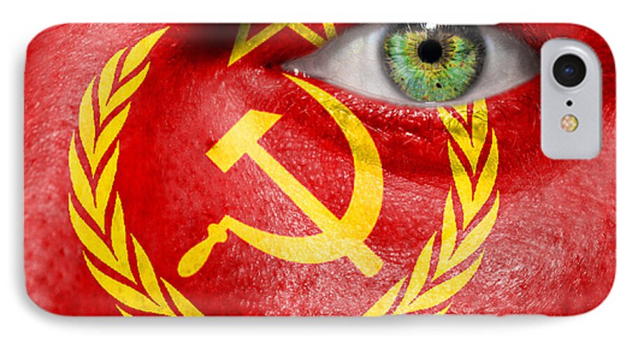 Art iPhone 8 Case featuring the photograph Go USSR by Semmick Photo