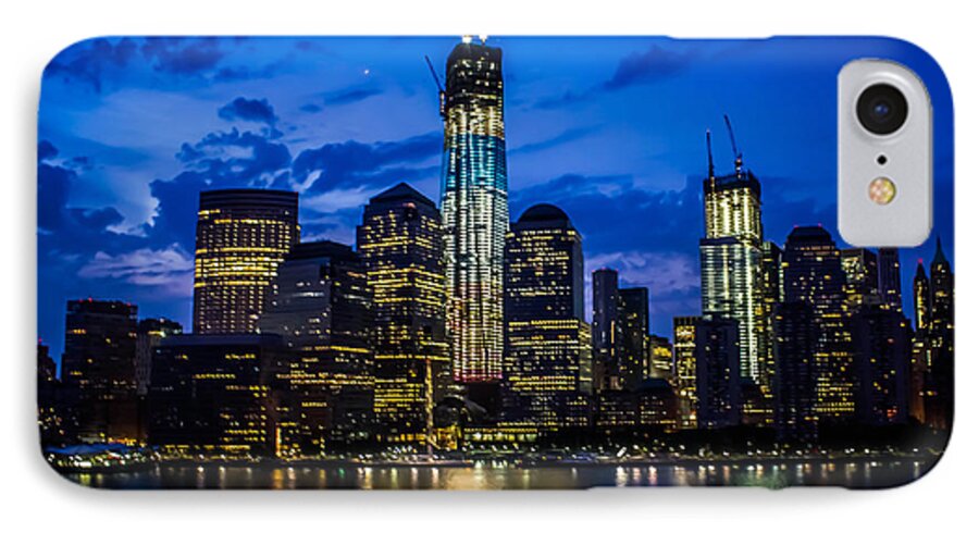 New York City iPhone 8 Case featuring the photograph Good Night, New York by Sara Frank