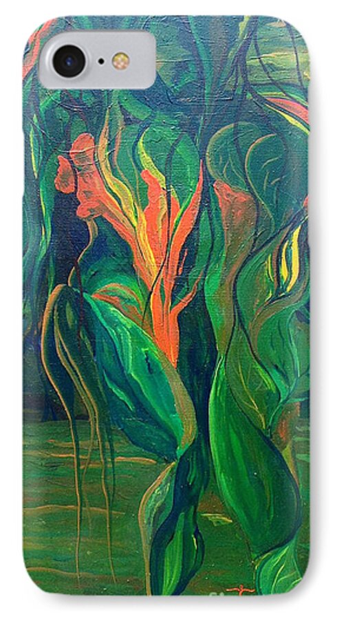  iPhone 8 Case featuring the painting . #66 by James Lanigan Thompson MFA