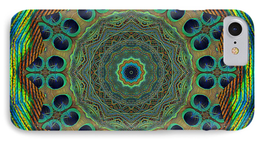 Mandalas iPhone 8 Case featuring the photograph Healing Mandala 19 by Bell And Todd