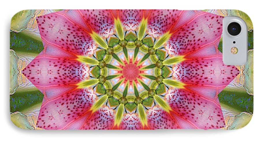 Mandalas iPhone 8 Case featuring the photograph Healing Mandala 25 by Bell And Todd