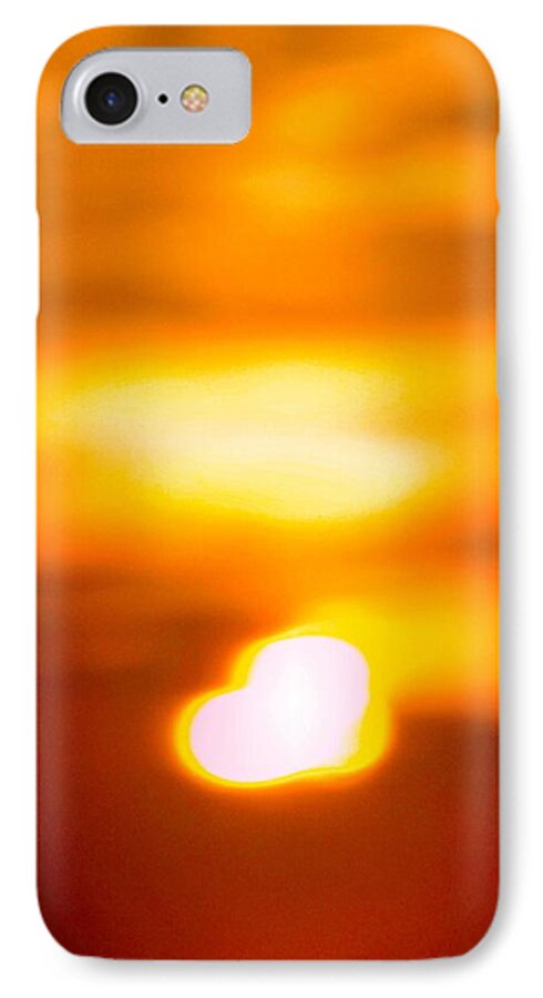 Heart iPhone 8 Case featuring the photograph Heart of the Day by Robyn King