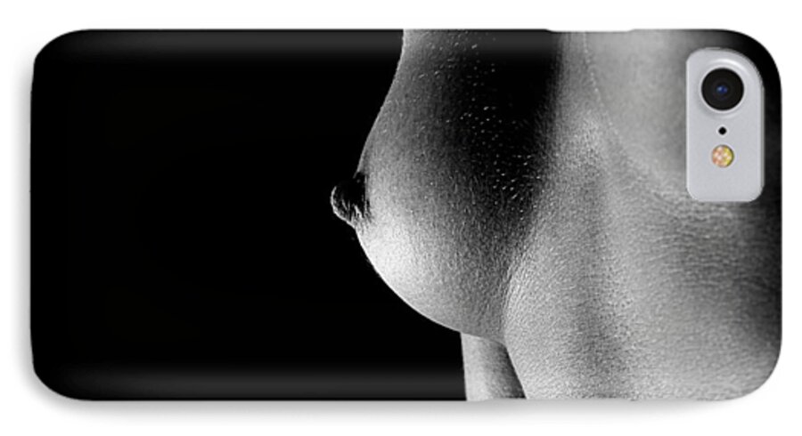 Black And White iPhone 8 Case featuring the photograph In Passing by Joe Kozlowski