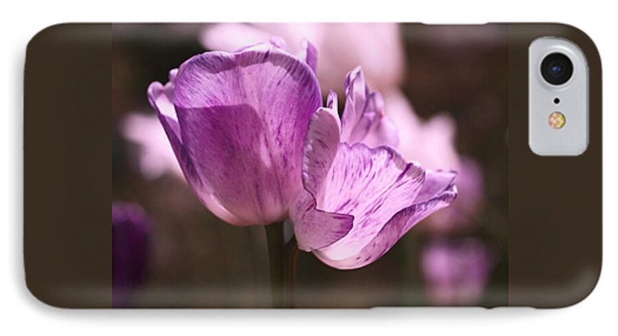 Tulips iPhone 8 Case featuring the photograph Inseparable by Rona Black
