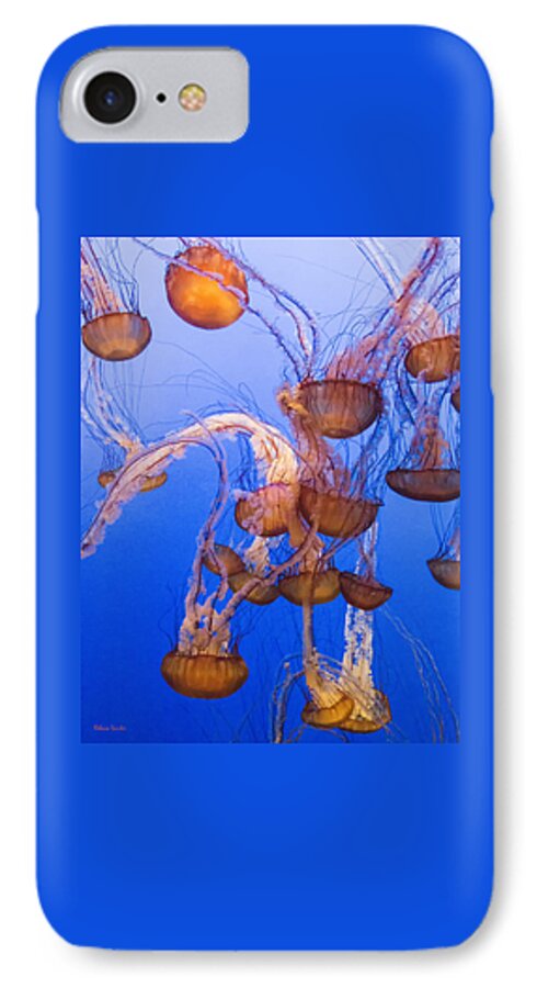 Jellyfish iPhone 8 Case featuring the photograph Jellyfish by Rebecca Samler