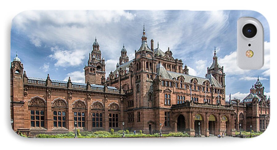 United Kingdom iPhone 8 Case featuring the photograph Kelvingrove Art Gallery and Museum by Alan Toepfer