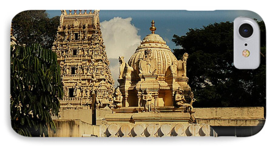 Temple iPhone 8 Case featuring the photograph Kote Venkataramana Temple by Mini Arora