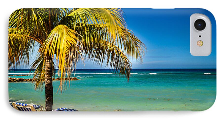 2014 iPhone 8 Case featuring the photograph Labadee Beach Relaxing by RobLew Photography