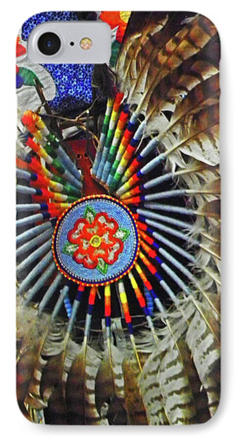 Feather Dancer iPhone 8 Case featuring the photograph Lakota Feather Dance by Elizabeth Hoskinson