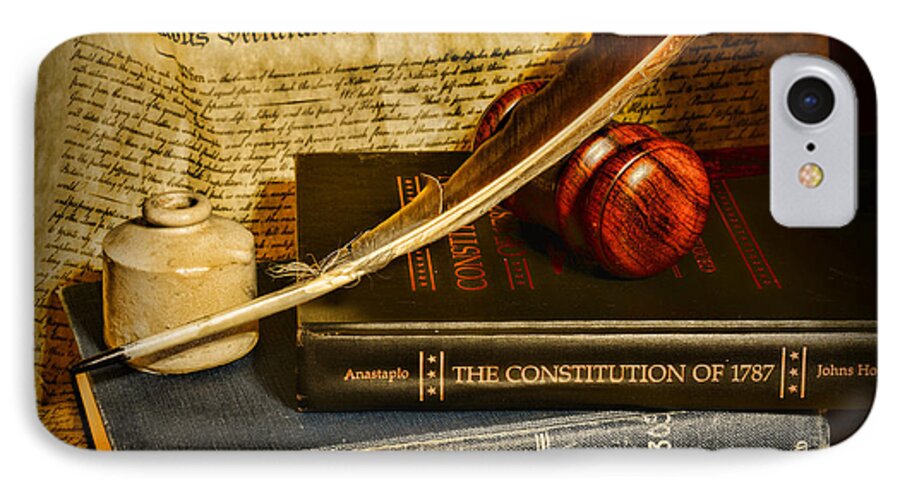 Paul Ward iPhone 8 Case featuring the photograph Lawyer - The Constitutional Lawyer by Paul Ward