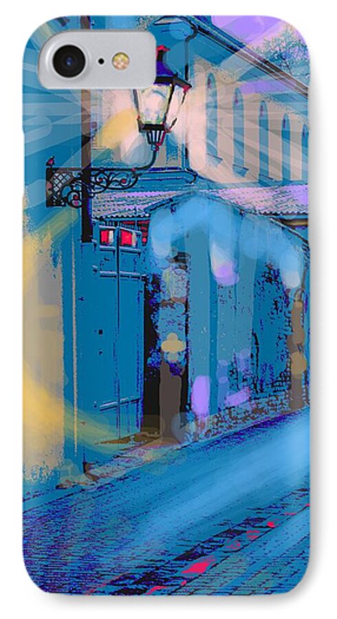 Digital iPhone 8 Case featuring the digital art Let the light shine by Mary Armstrong